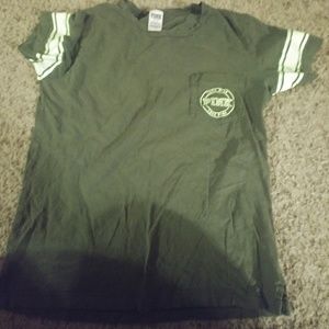 Pink green shirt